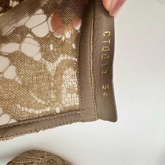 New Dolce & Gabbana "Taomina" Champagne Corded Lace Ankle Boots Size 36 - Picture 9 of 13